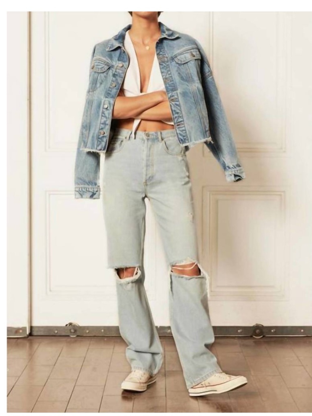 Boyish Ziggy Distressed Authentic Rigid Relaxed Straight Jean I Am Love Blue 28